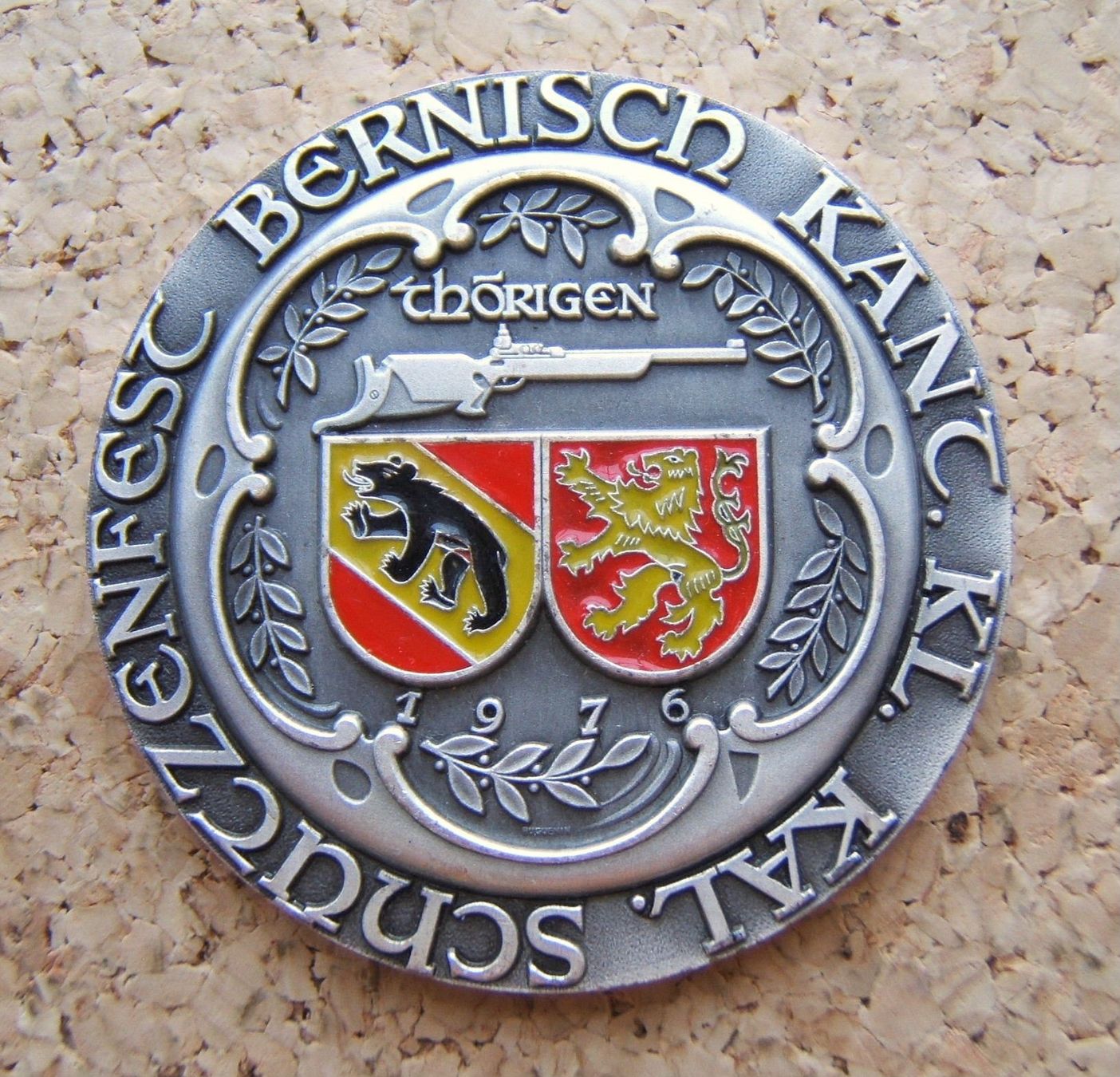 Medaglie: SCHÜTZENMEDAILLE THÖRIGEN 1976 – Usato da Brunnen venduto da Nonne04