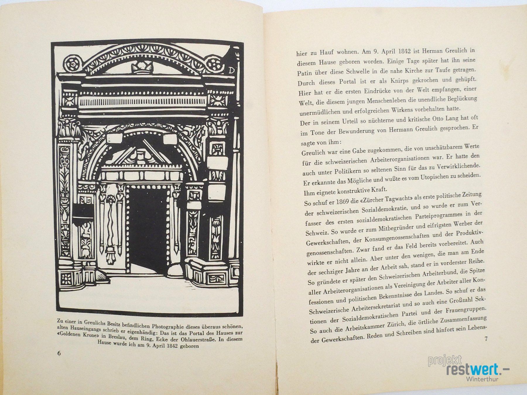 Libri: ERNST NOBST / Herman Greulich 1842 - 1925 – Usato da Winterthur venduto da Restwert_Winterthur 3