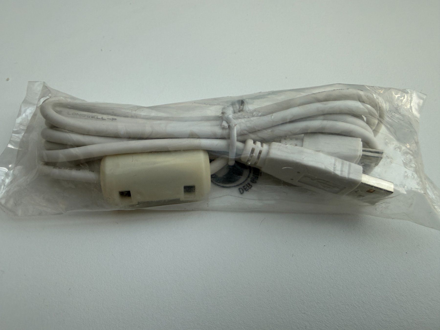 Kabel: USB Kabel 2.0, Stecker USB-A auf USB Mini-B, 1.6m, Weiss – Neu (gemäss Beschreibung) aus Unterengstringen von Tnovus 1