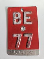 Velonummer BE 77