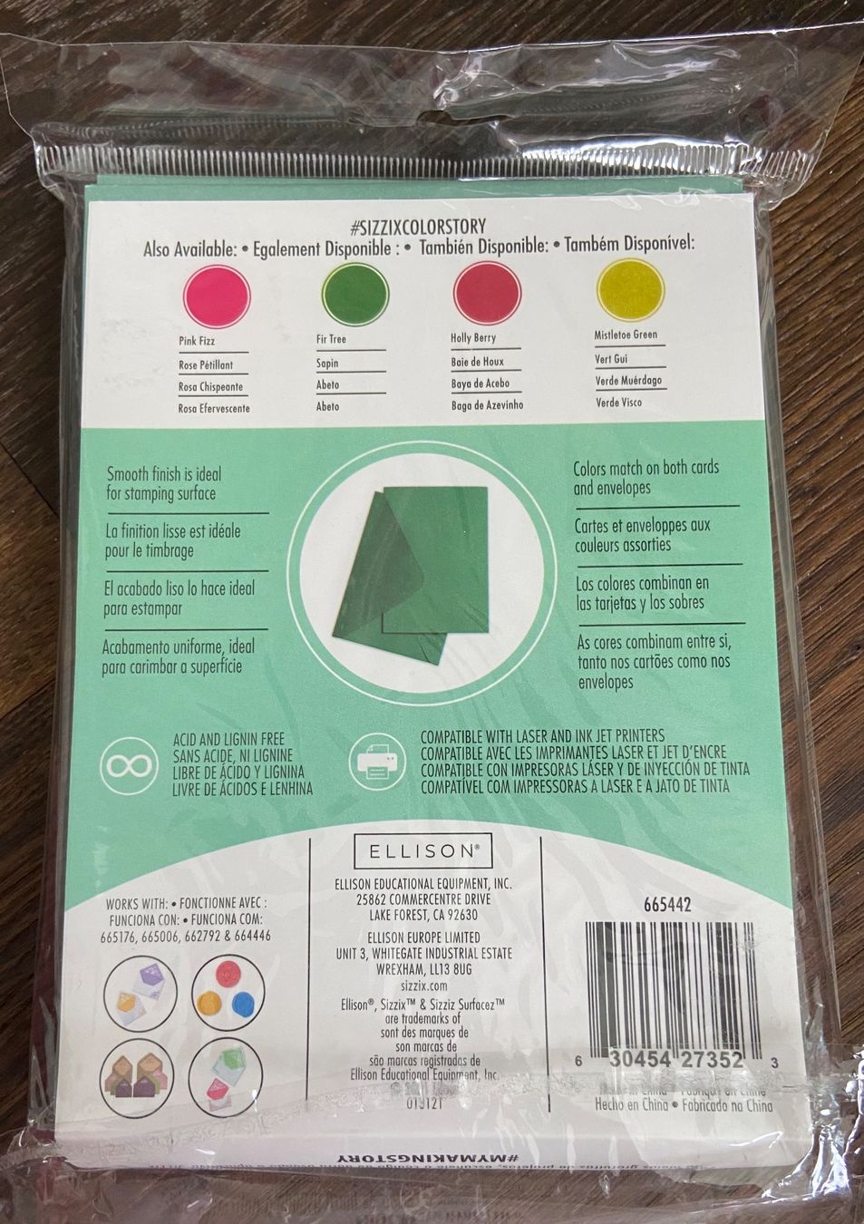 Sizzix Carta: Sizzix Karten und Couvert-Set – Nuovo e nell'imballaggio originale da Zürich venduto da Sunset69 2
