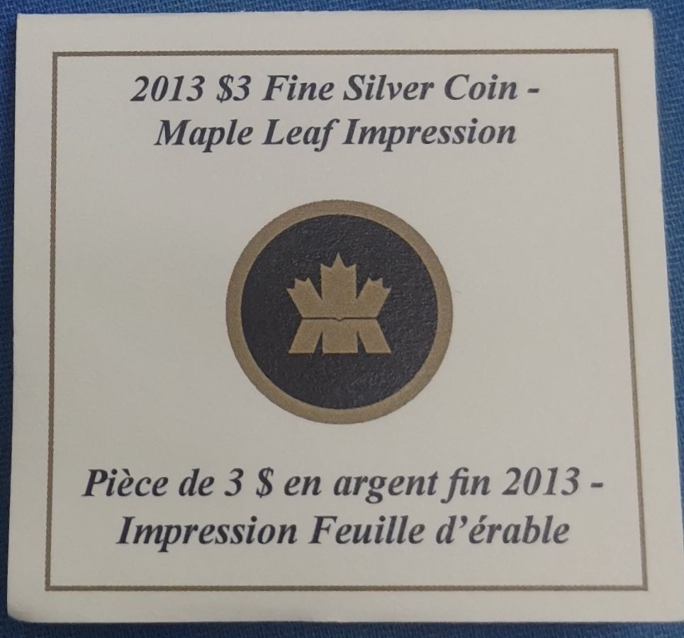 Tutti le monete: Maple Leaf 2013 Silber 3$ in Original-Box mit Zertifikat  – Nuovo e nell'imballaggio originale da Küssnacht am Rigi venduto da Gold_und_mehr 5
