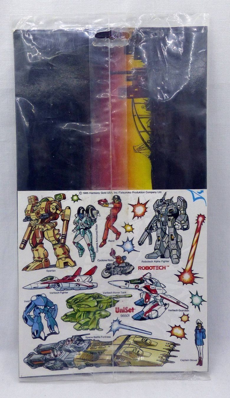 Giochi: 1985 ROBOTECH PRESS PEEL COMPLETE SERIE 1 & 2 STILL SEALED – Nuovo e nell'imballaggio originale da Lugano venduto da YouWantUS 8