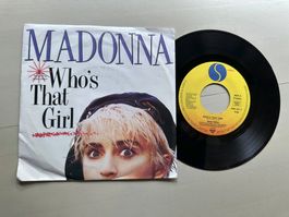 MADONNA tolle Single Kult Top 80's Wh's that girl1987 Hit