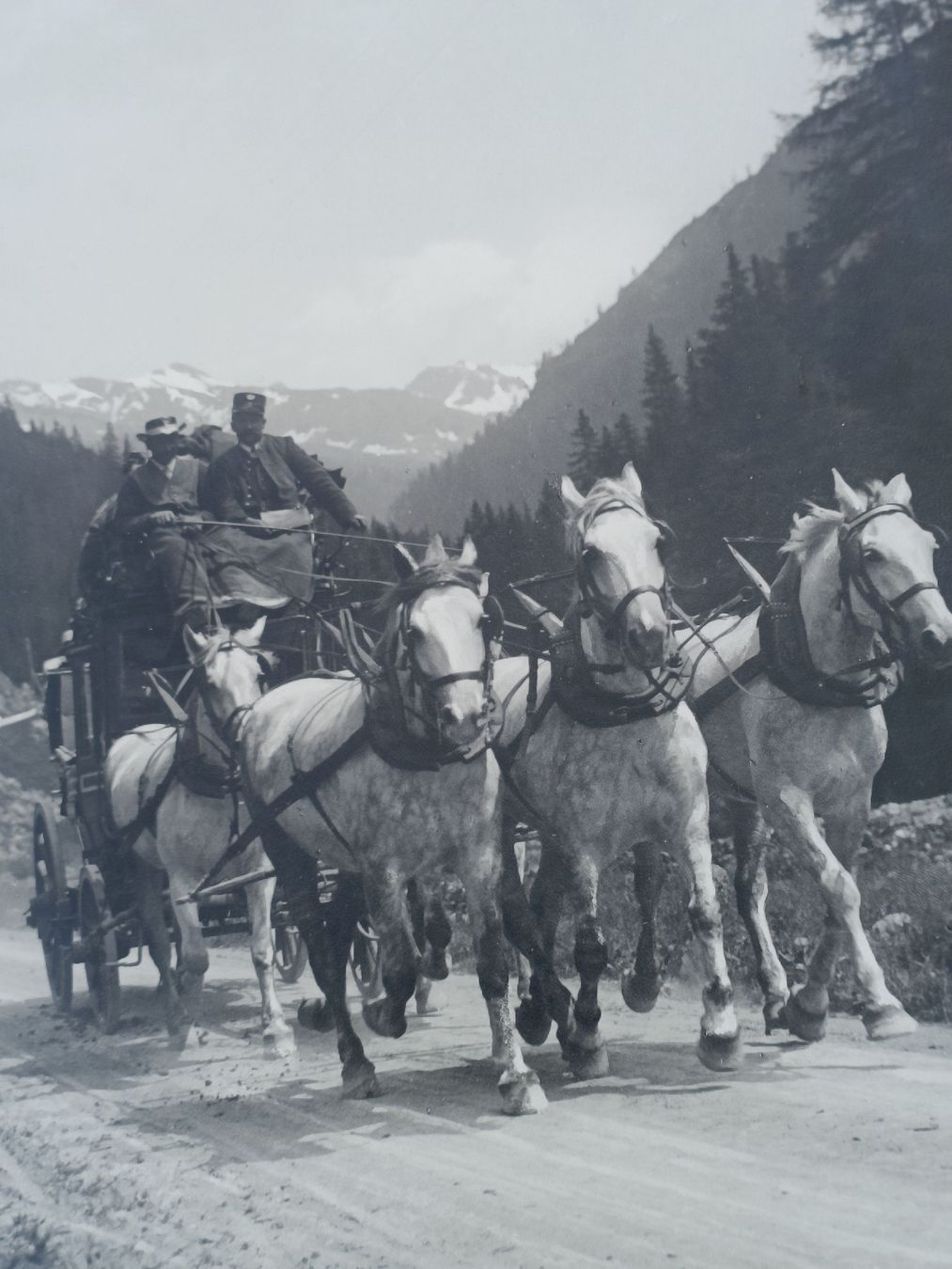Foto & Immagini: Altes original Photo Gotthard Postkutsche - E. Meerkämper – Usato da Brugg AG venduto da Ente015 2
