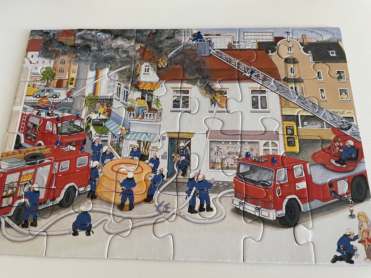 Ravensburger Puzzle: Puzzle 4+ Feuerwehr – Usato da Mönchaltorf venduto da Snoopy2002 2