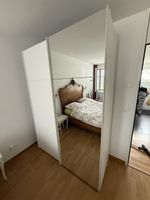 Kleiderschrank mit Spiegeltüren weiss guter Zustand