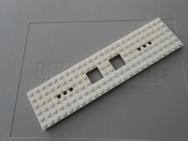 Zugplatte 6x24 Weiss