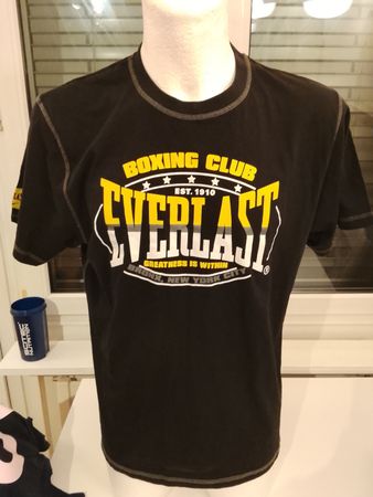 EVERLAST Boxing Club Herren T-Shirt Shirt Schwarz Gym NEU L