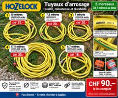 💧 Lot de tuyaux d’arrosage HOZELOCK – 38,7 m