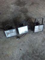 3x Halogenscheinwerfer 400W