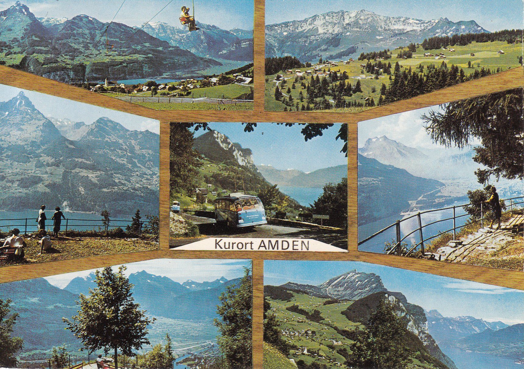 Cartoline postali: Amden ca. 1971 – Usato da Bürglen TG venduto da StampGraf