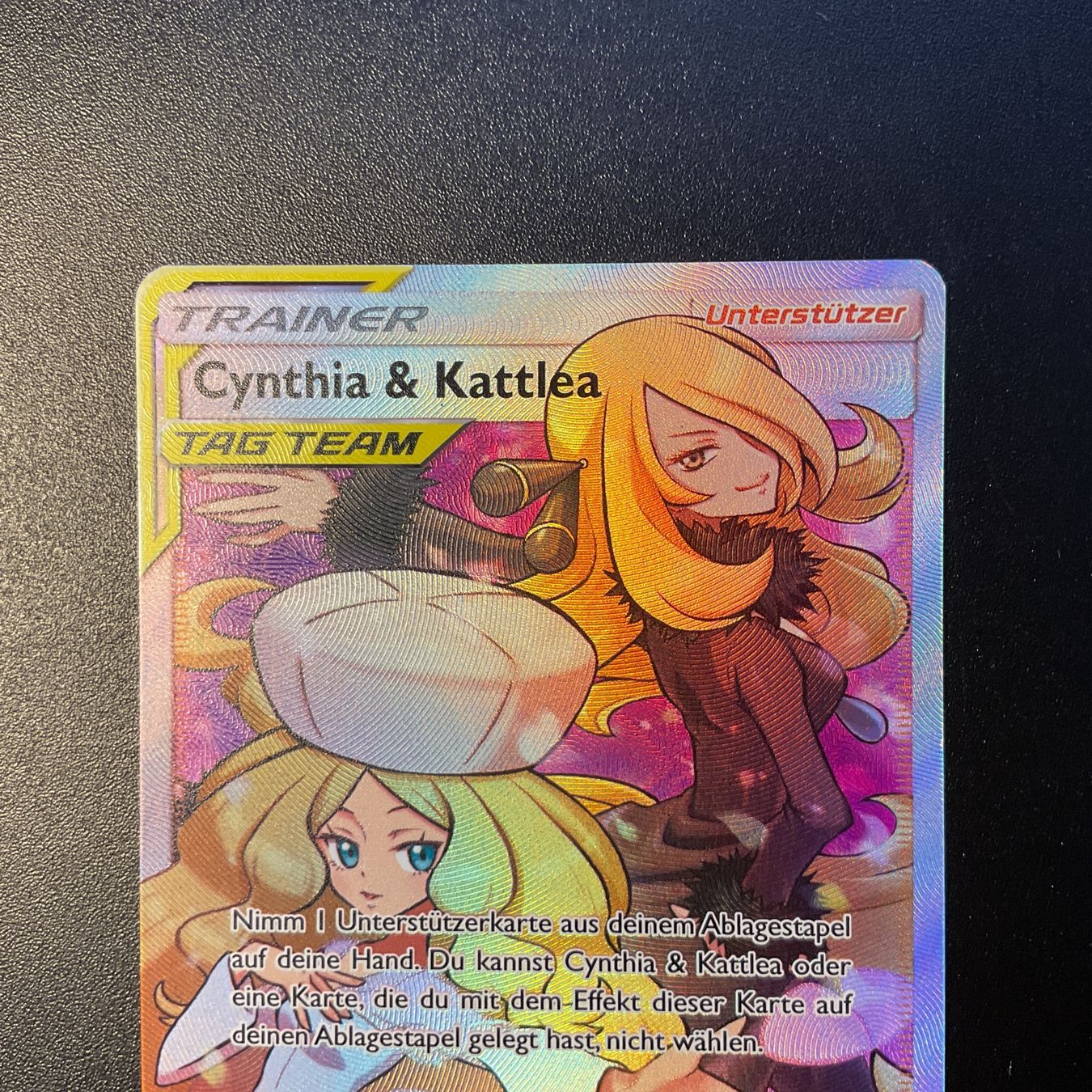Pokémon Carte collezionabili: Pokémon Cynthia & Kattlea Full Art 228/236 Cosmic Ecli. Ab 1 – Usato da Niederuzwil venduto da NadineS75 3
