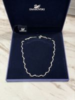Halskette Swarovski Wellenmuster mit Kristallen 
