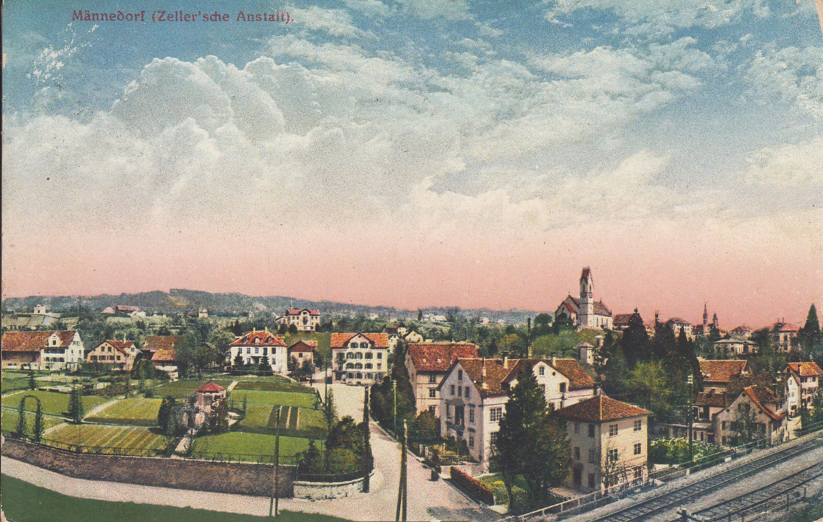 Ansichtskarten: Männedorf ca. 1920 – Gebraucht aus Bürglen TG von StampGraf