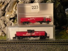 Coca Cola Modellauto & Zug -