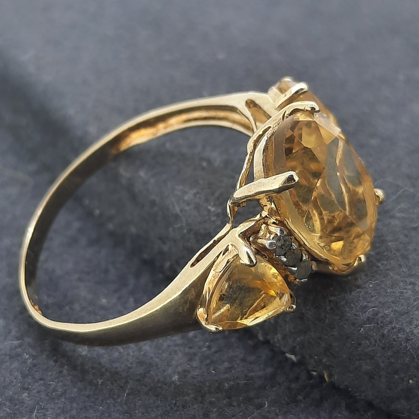 Bagues: Stillvoller Ring mit edlem Citrin Edelsteinen – D'occasion à Unterägeri par Altgoldschmuck 4