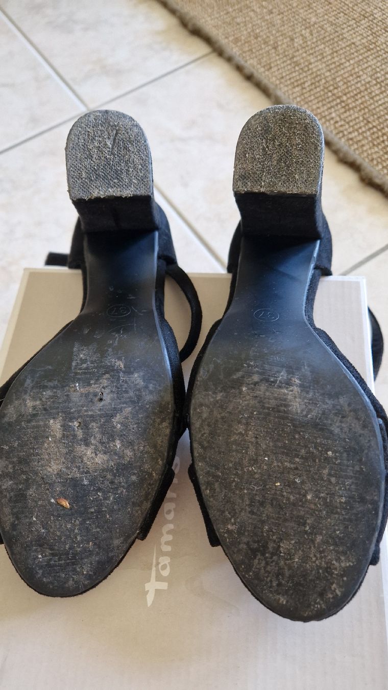 Scarpe da donna: Sandales noires Tamaris talon bloc  – Usato da Montana venduto da cla_p9mg 2