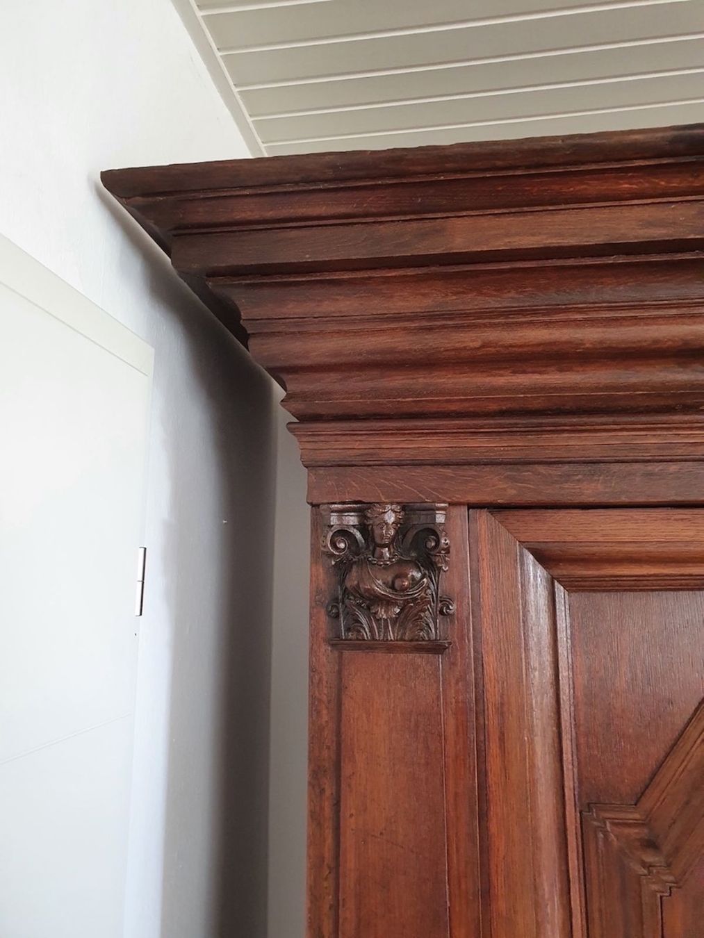 Armadi: Barock Schrank Eiche massiv ORIGINAL Barockschrank Eiche – Usato da Gemünden venduto da GEUENWALD 6