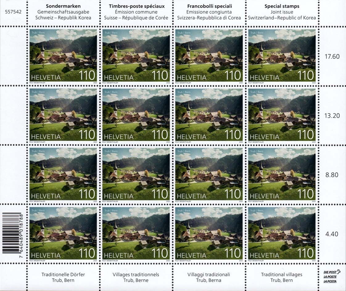 Tutti i francobolli: Bogen Trub im Emmental 2023** – Nuovo (secondo la descrizione) da Dottikon venduto da haeusibuh5