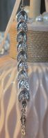 Bracciale da donna con strass color argento nuovo