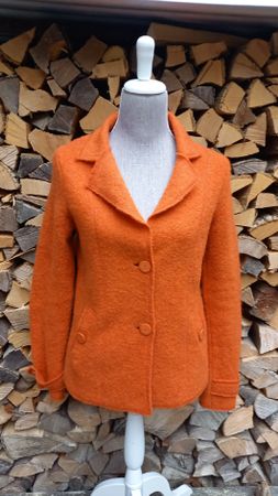 s.Oliver Selection Walkjacke orange Grösse 40 Wolle