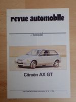 Citroen AX GT - Prospekt Schweiz F - W029