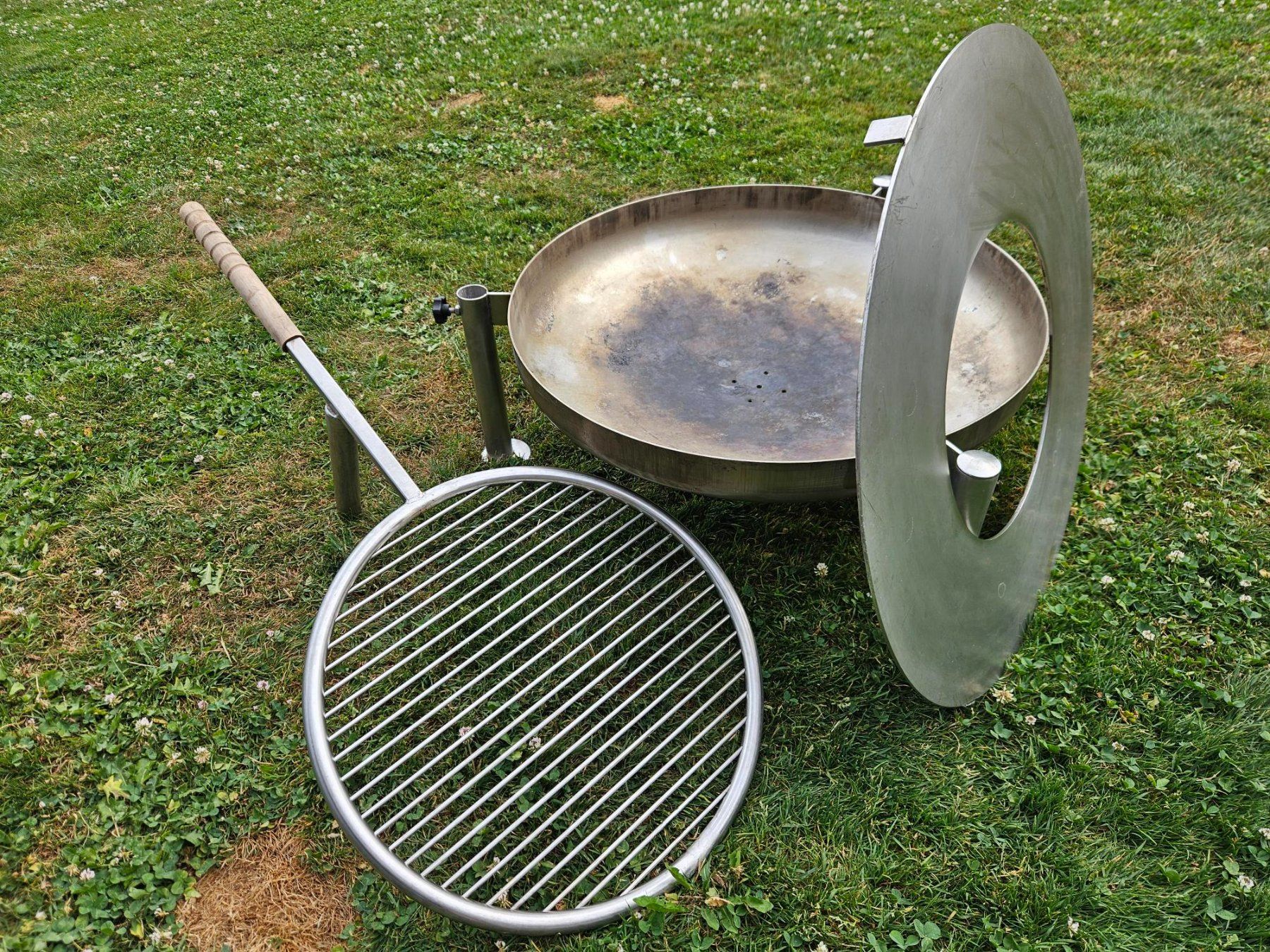 Bracieri: Feuerschale Inox mit Grillrost und Grillring – Usato da Koppigen venduto da Musher4 2