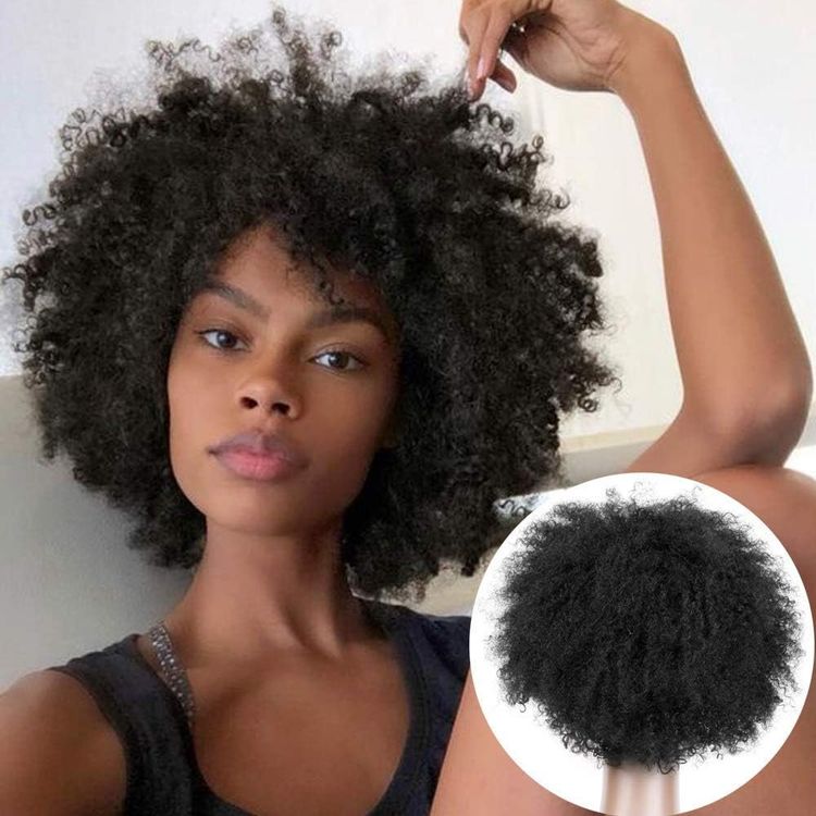 PERUECKE AFRO SCHWARZ – Witzige Herren-Perücke Im Afro-Stil Für Mottoparty & Karneval