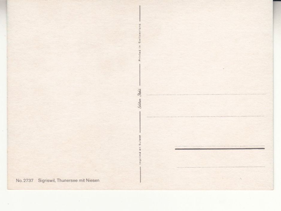 Cartes postales: Sigriswil Thunersee ca. 1970 – D'occasion à Bürglen TG par StampGraf 1
