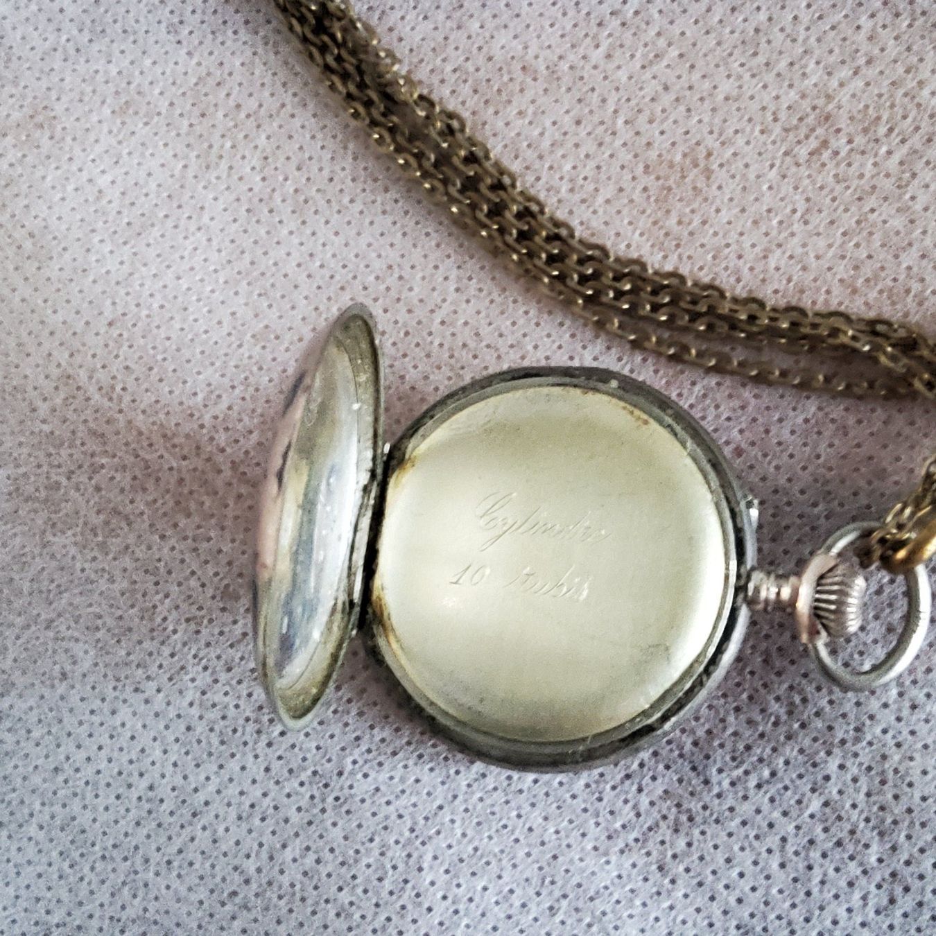 Orologi: Antike kleine Taschenuhr - Silber – Usato da Villnachern venduto da RicardoMary 2