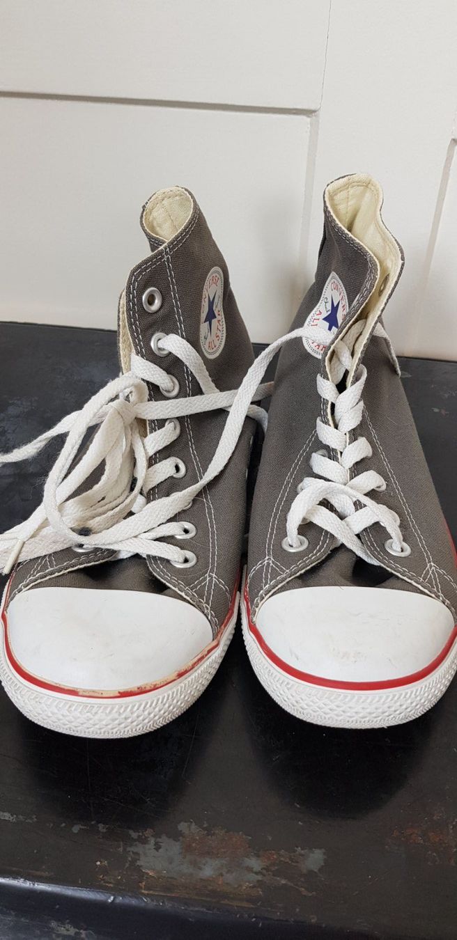 Converse Scarpe da uomo: Converse all star, olive, Neu, Gr. 42 – Nuovo (secondo la descrizione) da Uster venduto da Astral 3