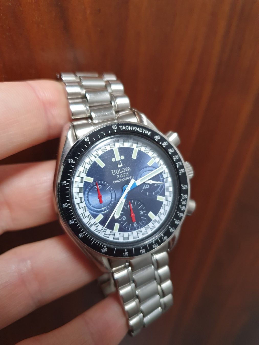 Bulova Orologi: Bulova "Moonswatch / Speedmaster Reduced" Chronograph – Usato da Glis venduto da Shortbread_ 1