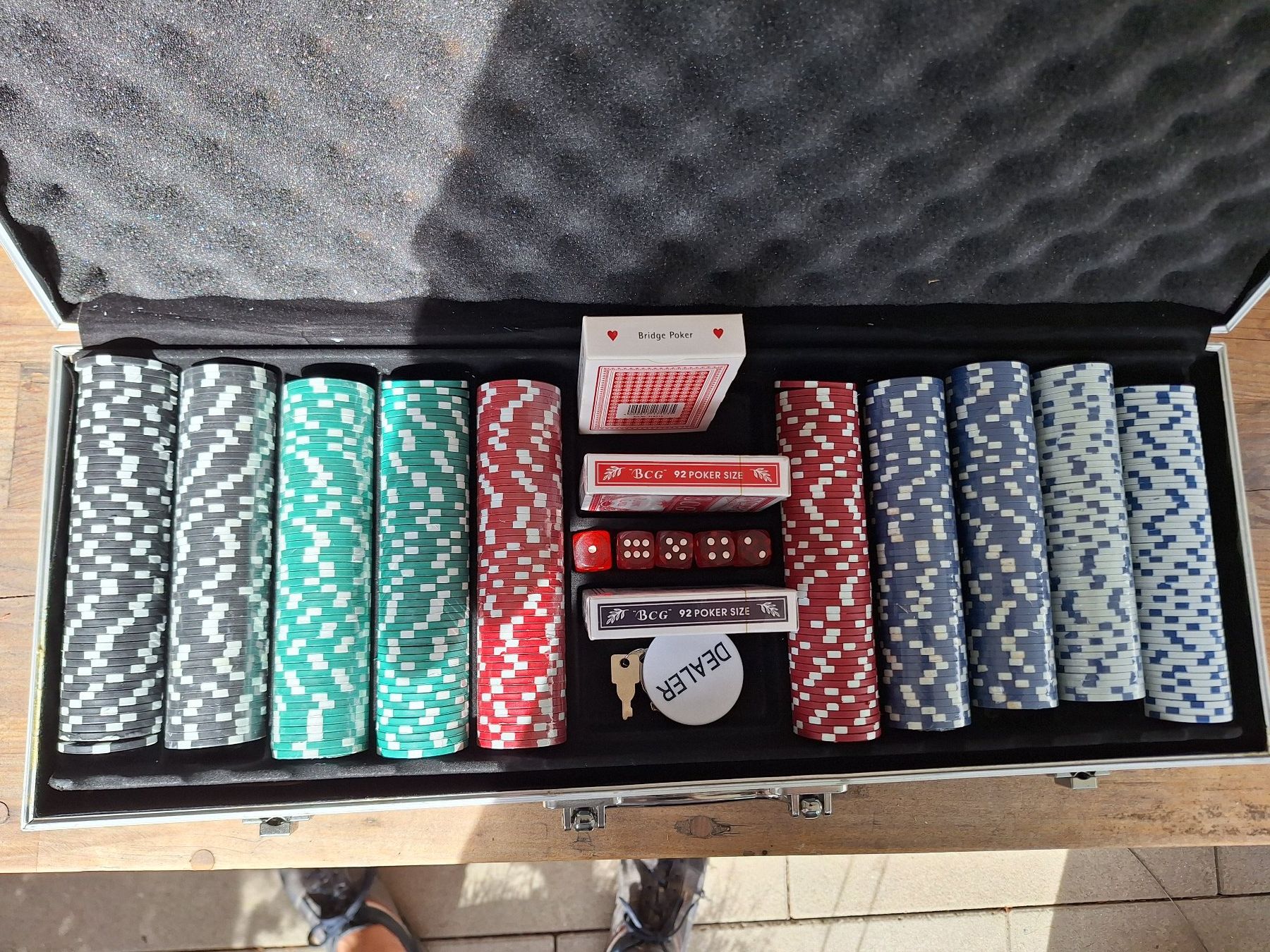 Giochi: Pokerkoffer mit 500 Chips – Usato da Zürich venduto da Turbospoon 2