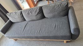 3er-Bettsofa, IKEA, Mittelgrau