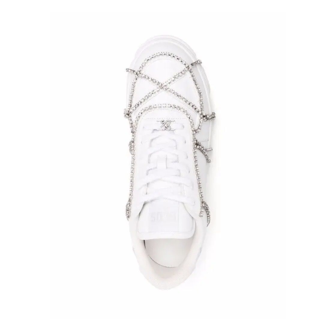 Scarpe da uomo: Statement Sneaker von GCDS mit Strassnetz in Grösse 44 – Usato da St. Gallen venduto da Floomer 1