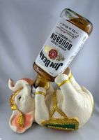 Flaschenhalter - ELEFANT  mit JIM BEAM BOURBON Whiskey  70cl