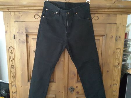 Neue levi Strass Herrenhose Gr.36/30 Schwarz