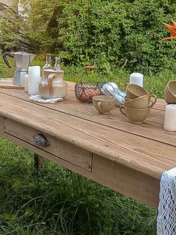 Tische: °Solange° la table de ferme – Gebraucht aus Arzier-Le Muids von Renov_1273
