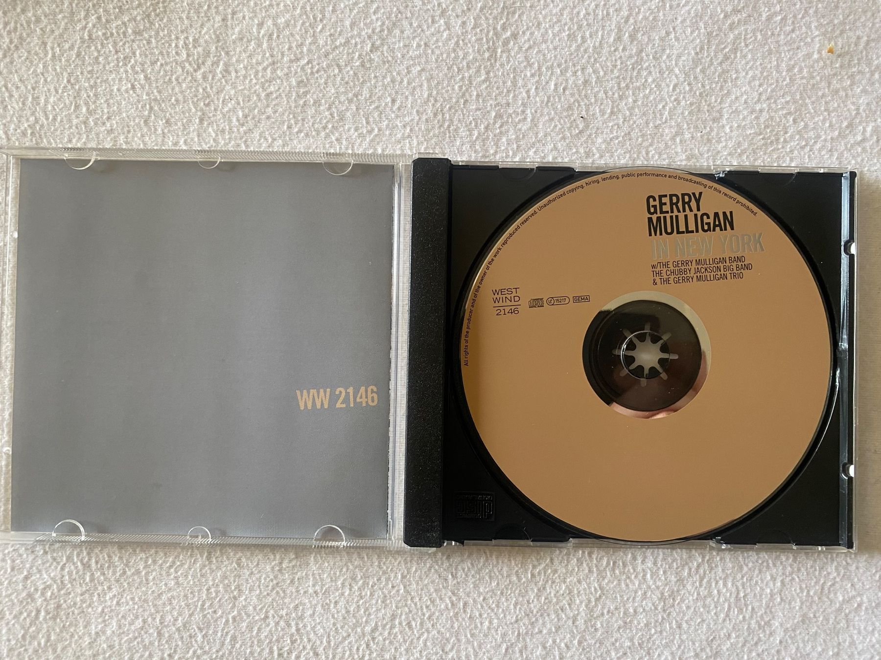 CD: Gerry Mulligan - In New York – Nuovo (secondo la descrizione) da Duggingen venduto da Kisha010 1