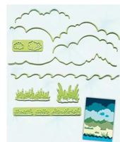 Neues  Stanzschablonen-Set Landschaft