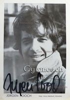 Jürgen Pooch (1943-1998) Schauspieler - Autogramm