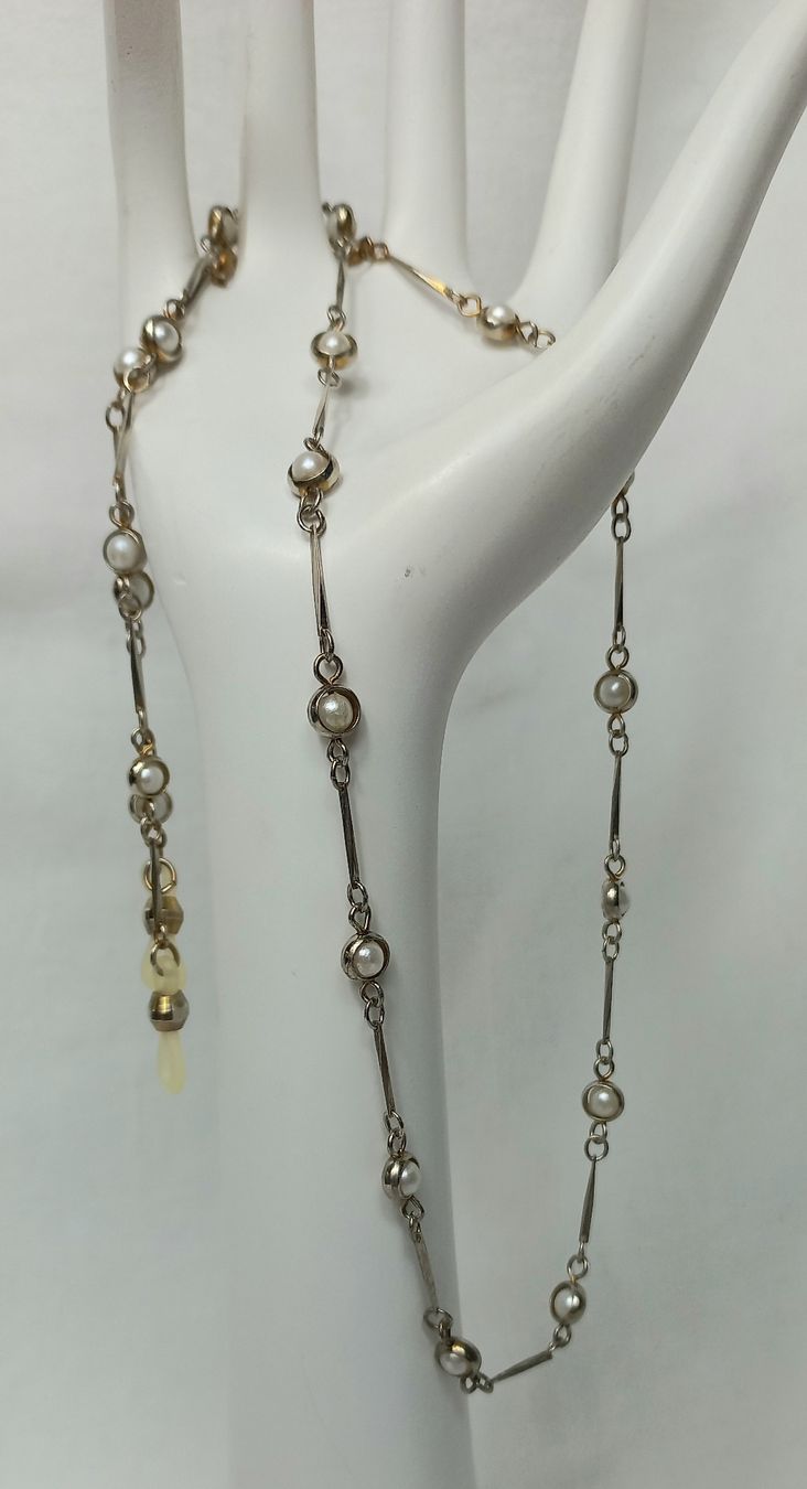 Ketten: Vintage Brillenband Kette mit Perlen – Gebraucht aus Buchs AG von Dzirul 6