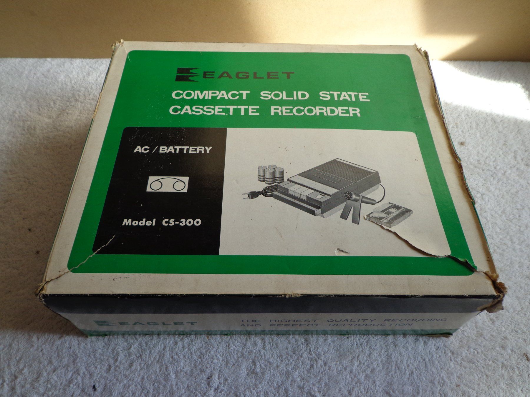Aufnahmegeräte: Eaglet Cassette Recorder Solid State mit Zubehöre – Neu (gemäss Beschreibung) aus Ligornetto von Faffarel 7