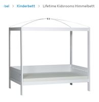 Schönes Lifetime Himmelbett Gestell in weiss, guter Zustand!