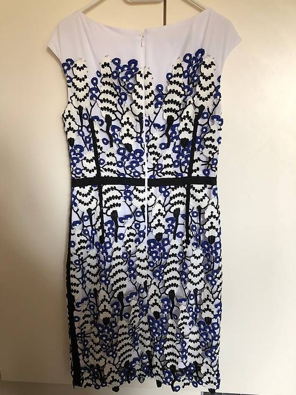 Talbot Runhof Vestiti: Kleid Talbot Runhof 38 blau weiss Spitze – Usato da Oberglatt ZH venduto da jul_nhy7 1