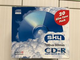 Sky CD-R, 700MB, 20 Stk. Neu, originalverpackt!