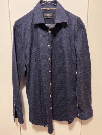 Jakes Hemd, blau, Größe 41/42