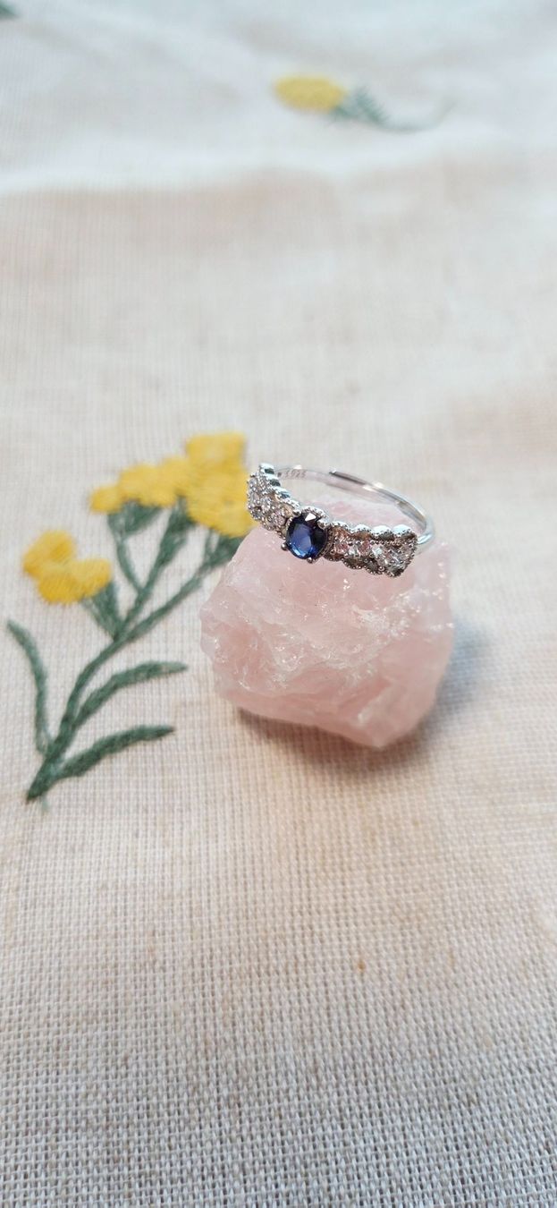 Anelli: NEW - S925 Sapphire Ring (Adjustable) – Nuovo (secondo la descrizione) da Zürich venduto da cin_wcf6 3