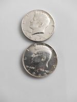 2 monnaies Half Dollar 1967-1968